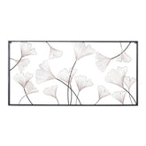 Lily Serenity Elegant White Bloom Metal Wall Art